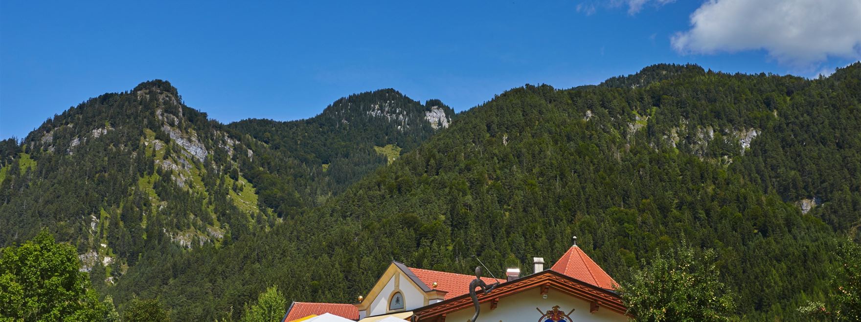 Clubhaus des Golfplatz Lärchenhof