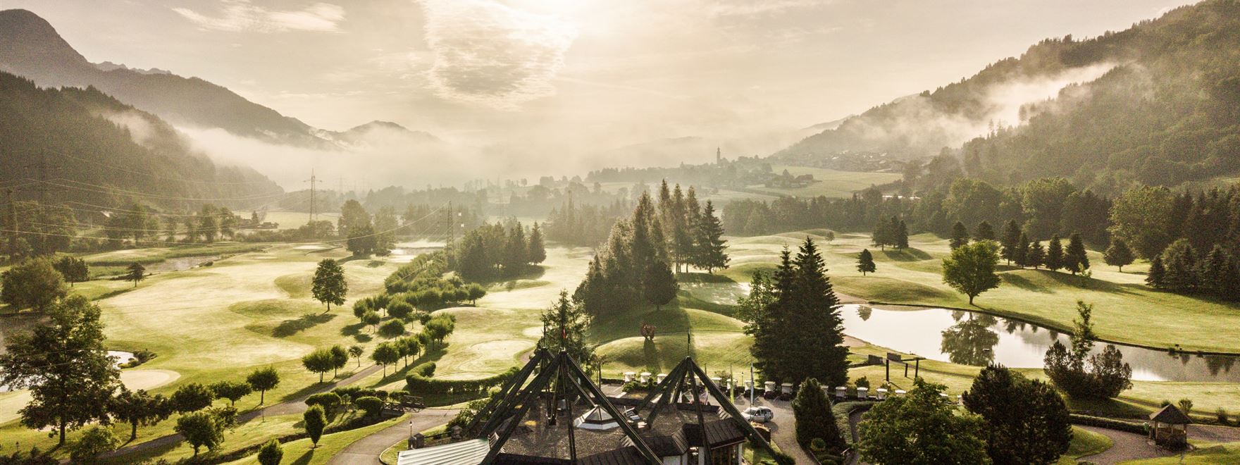 Golfplatz Morgenstimmung