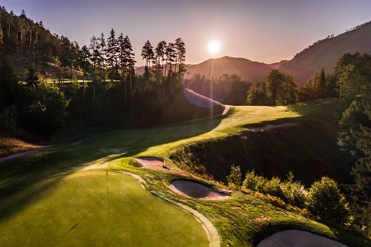 Golfclub Adamstal mit Drohne