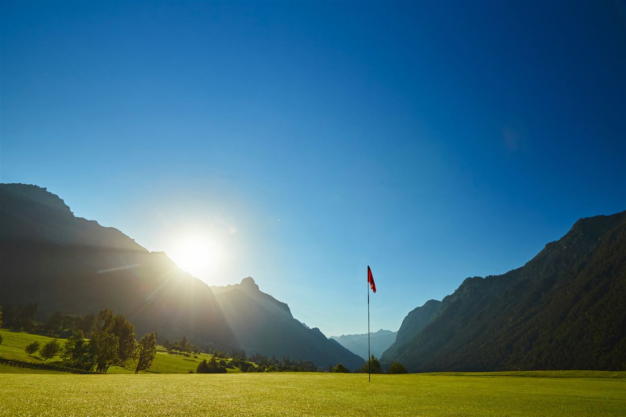 Golfen in den Bergen