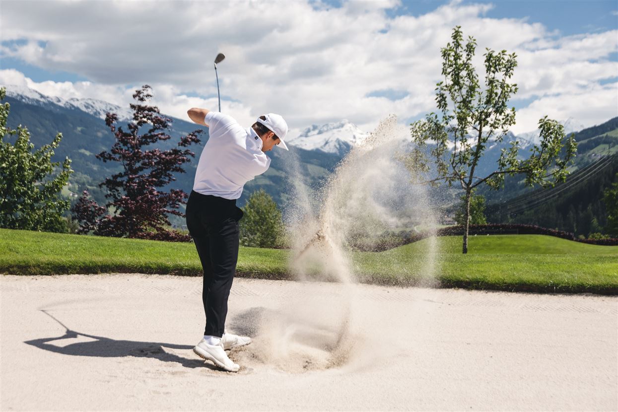 Bunkerschlag Golfclub Zillertal-Uderns