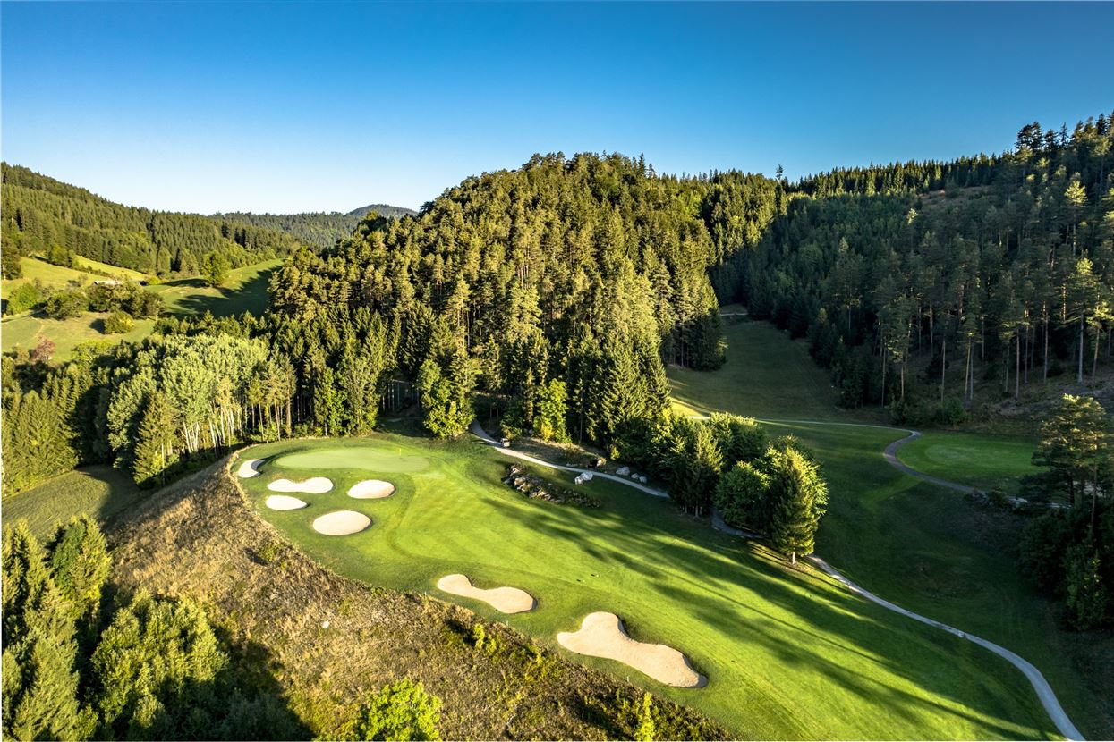 Golfplatz Adamstal von oben