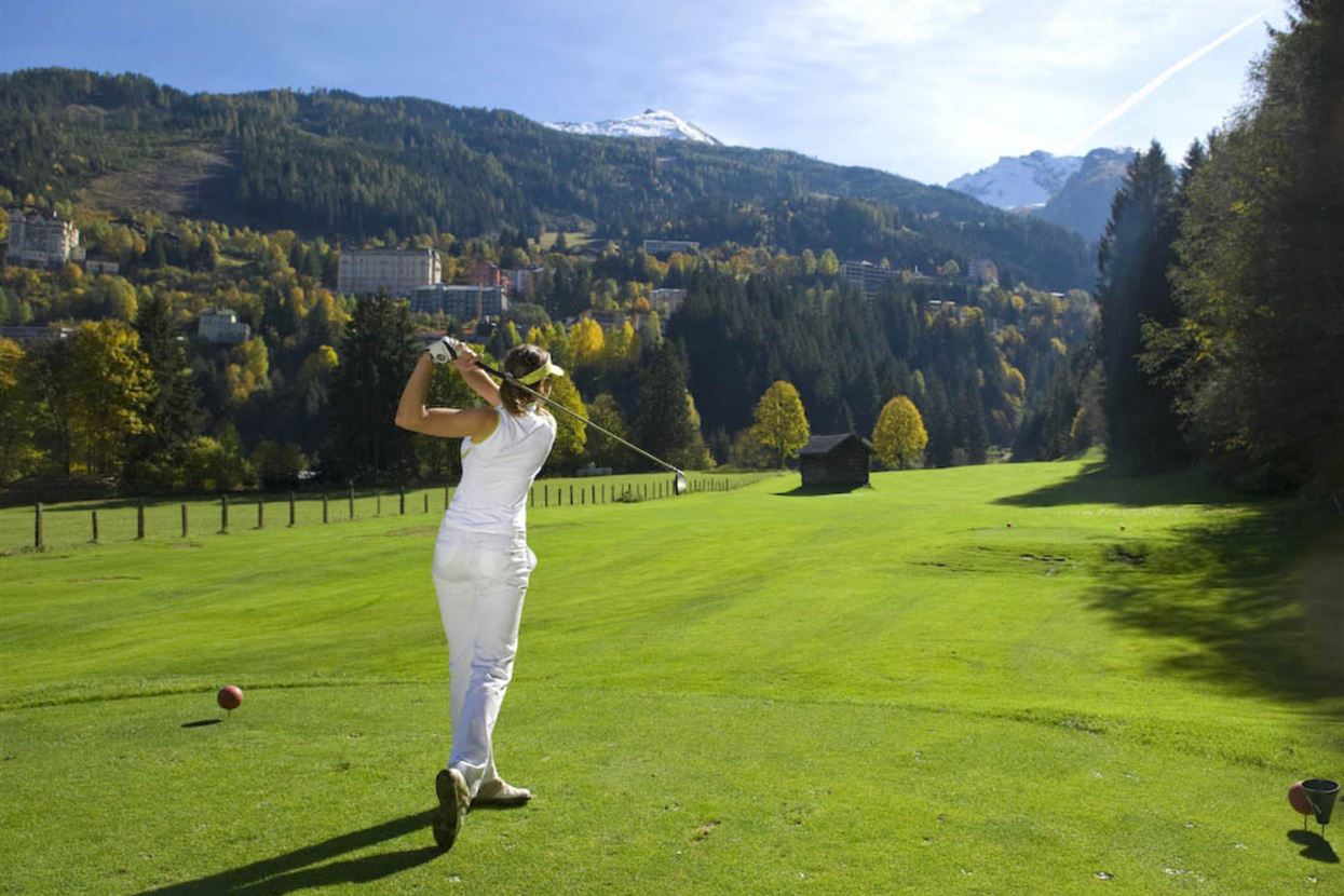 Golfplatz Gastein Abschlag