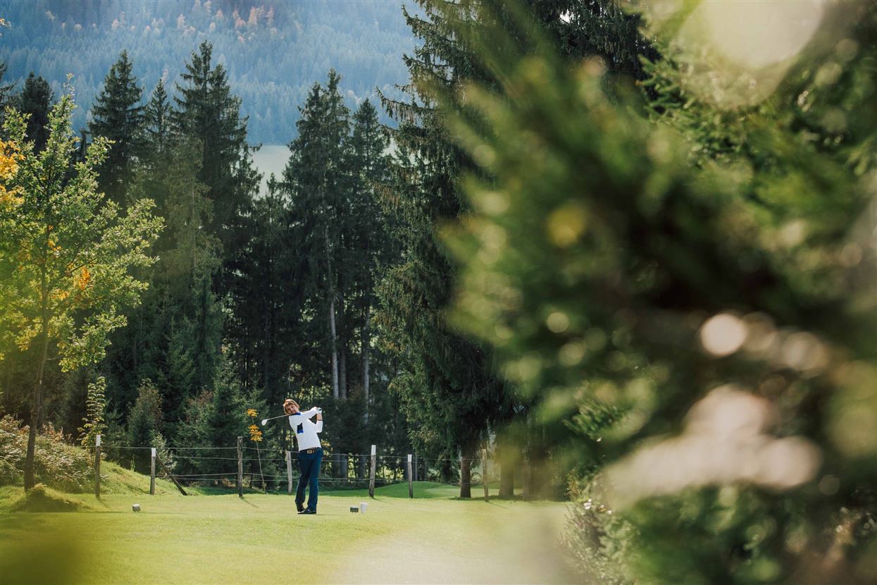 Golfplatz Kitzbüheler Alpen Westendorf Abschlag