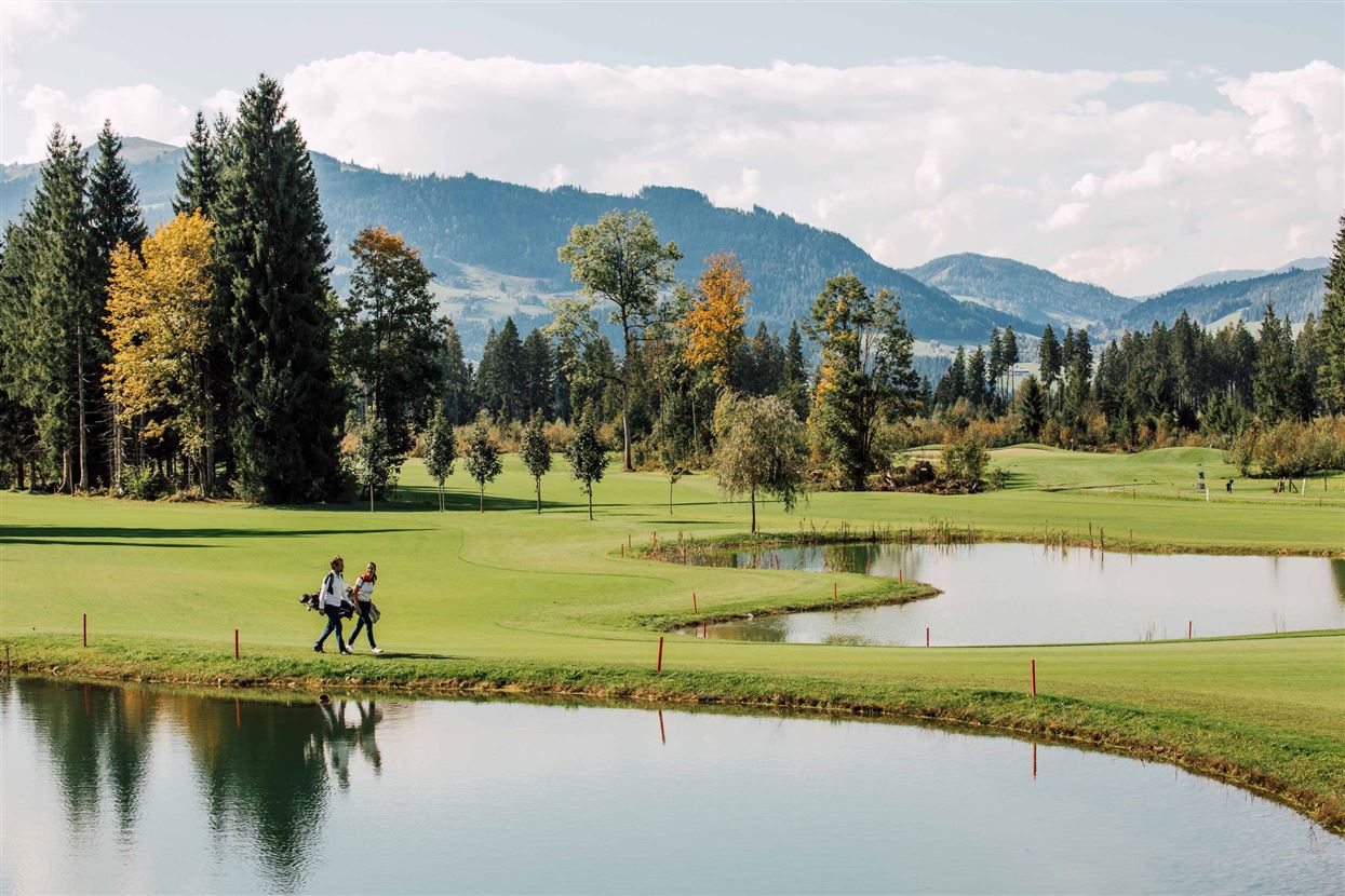 Golfplatz Kitzbüheler Alpen Westendorf Herbstfairway