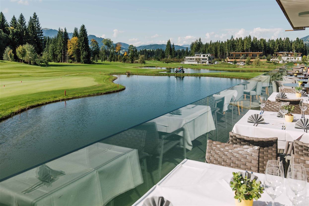 Golfplatz Kitzbüheler Alpen Westendorf Terrasse