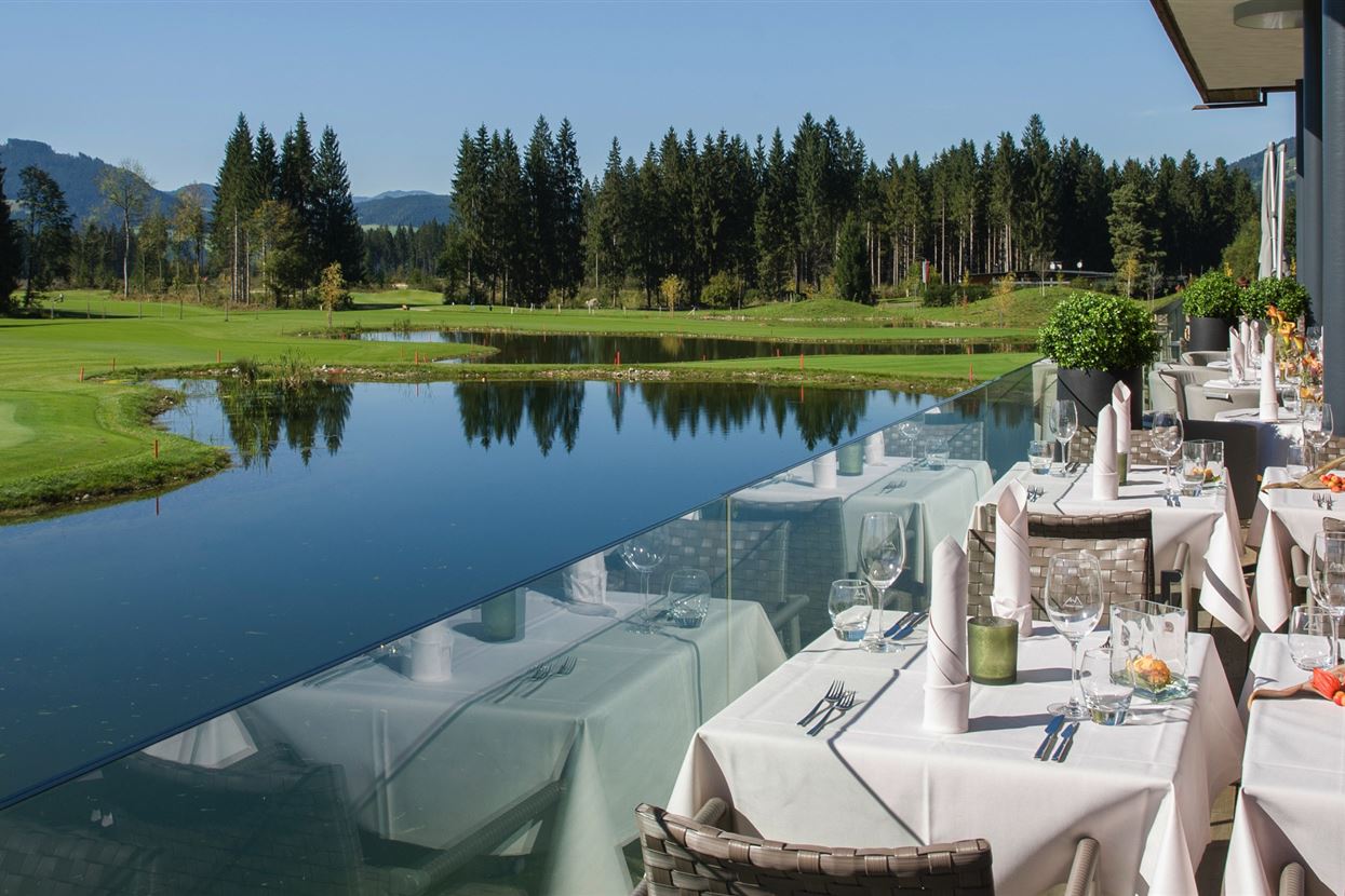 Golfplatz Kitzbüheler Alpen Westendorf Terrasse