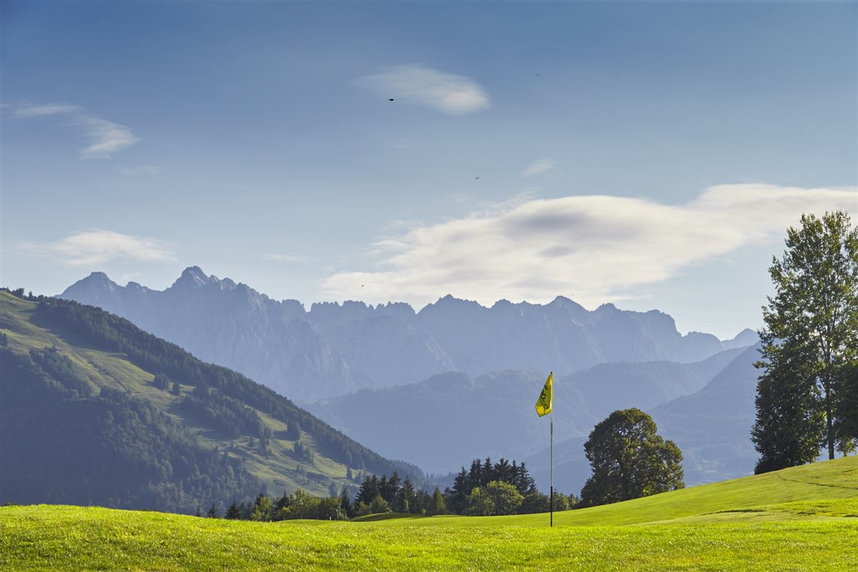 Golfplatz Reit im Winkel Kössen Tirol-Bayern