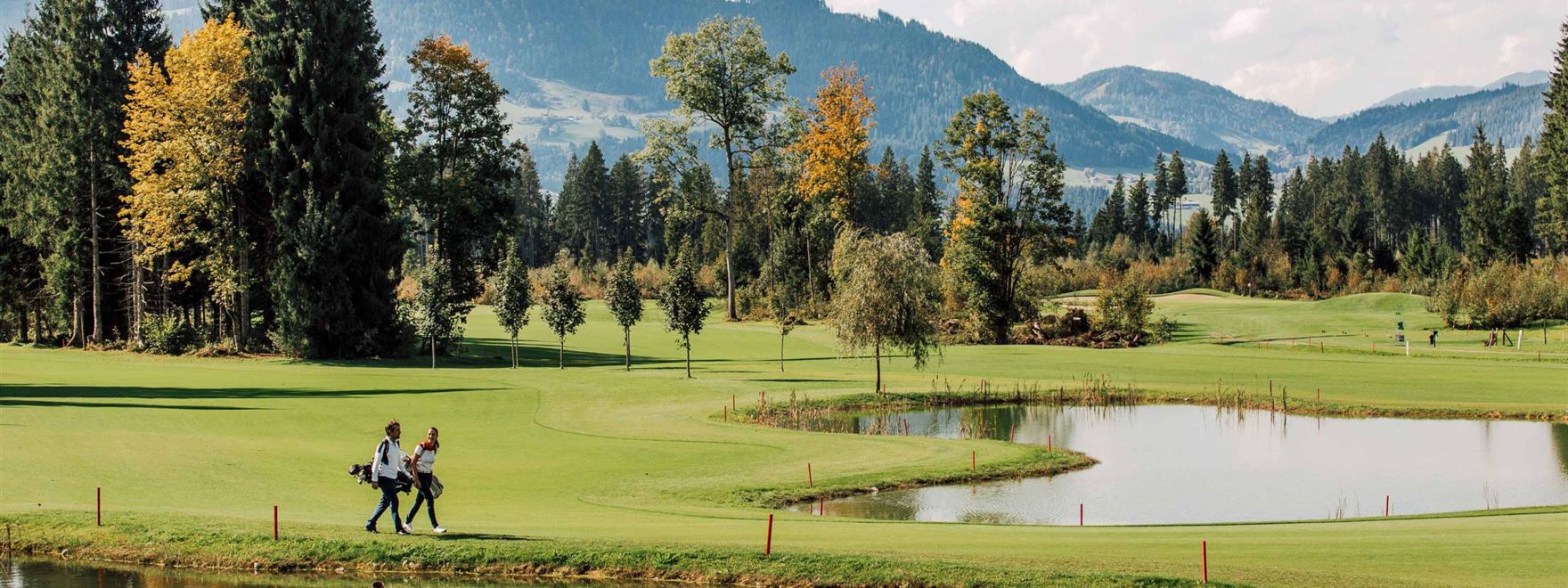 Golfplatz Kitzbüheler Alpen Westendorf Herbstfairway