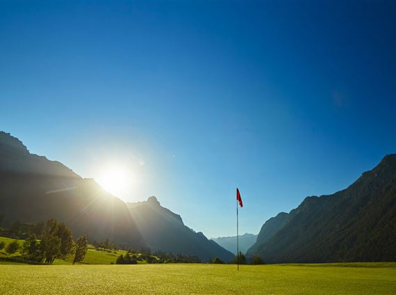 Golfen in den Bergen