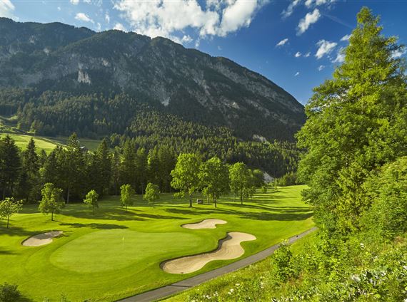 Golfen in den Bergen