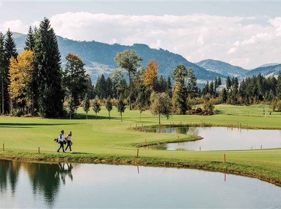 Golfplatz Kitzbüheler Alpen Westendorf Herbstfairway