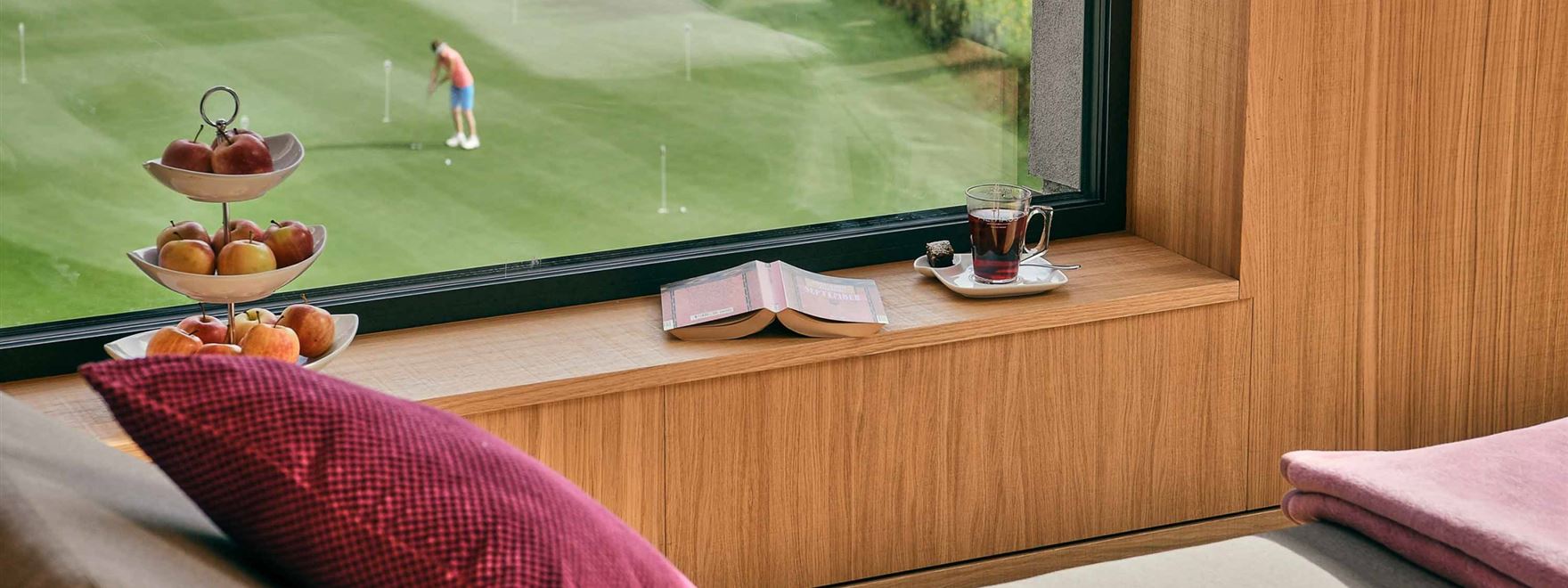 Zimmer mit Golfplatzblick