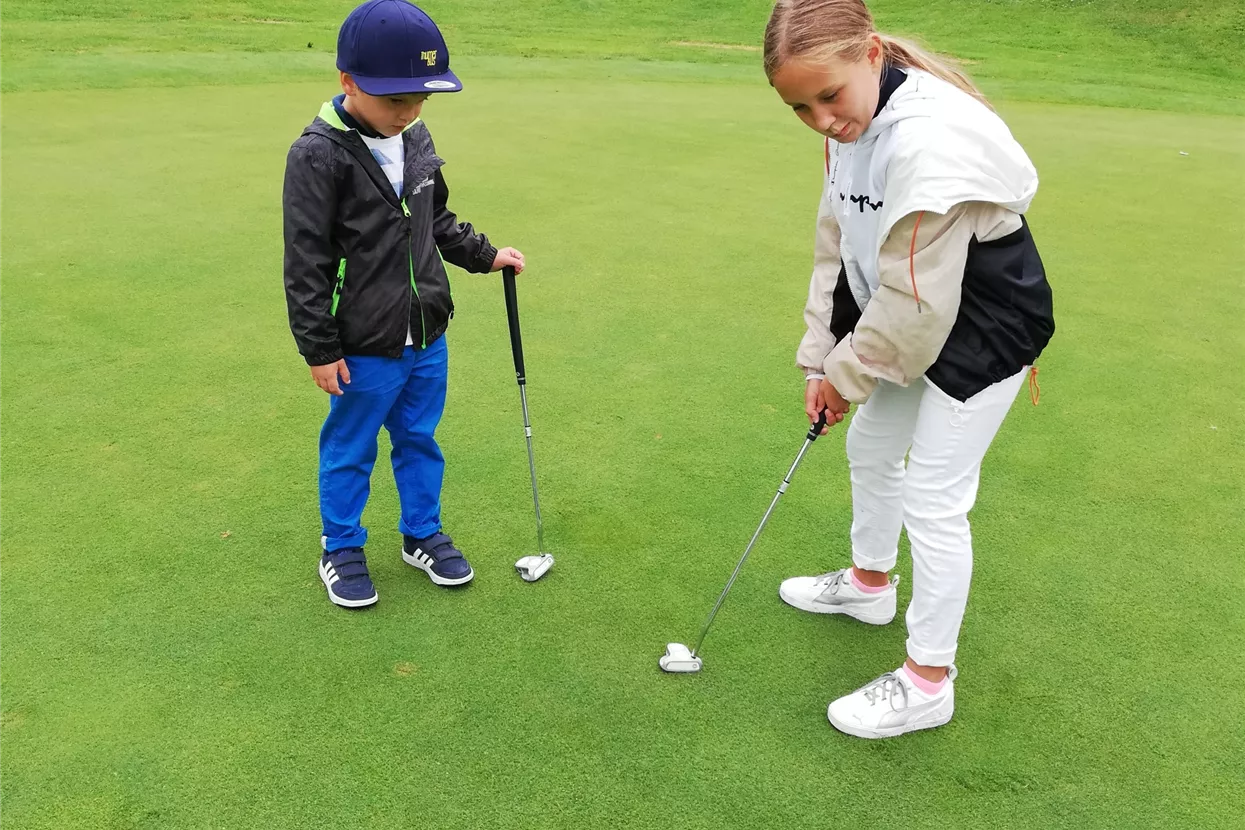 Golf und Kinder