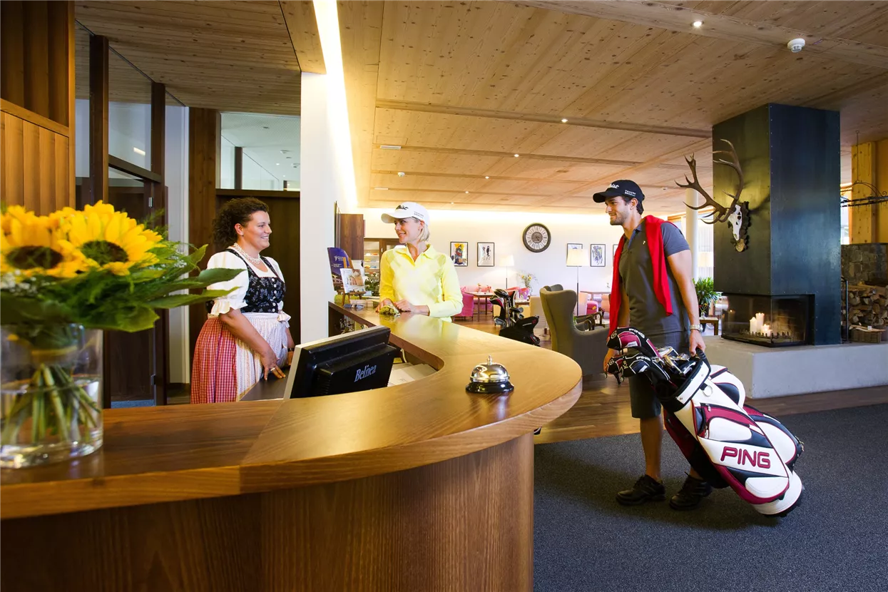 Golfurlaub check in
