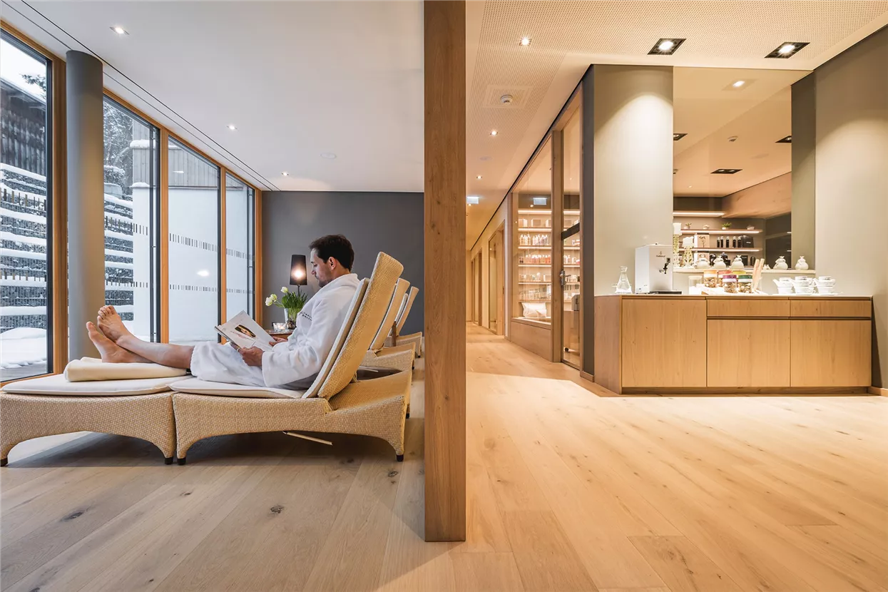 Golfurlaub Wellnessbereich Atrium